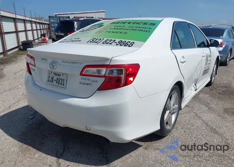 2012 Toyota Camry Se from USA, damaged, VIN 4T1BF1FK8CU180925